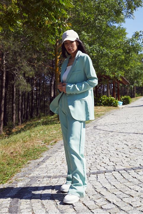 Retro Palazzo Takım-Açık Mint