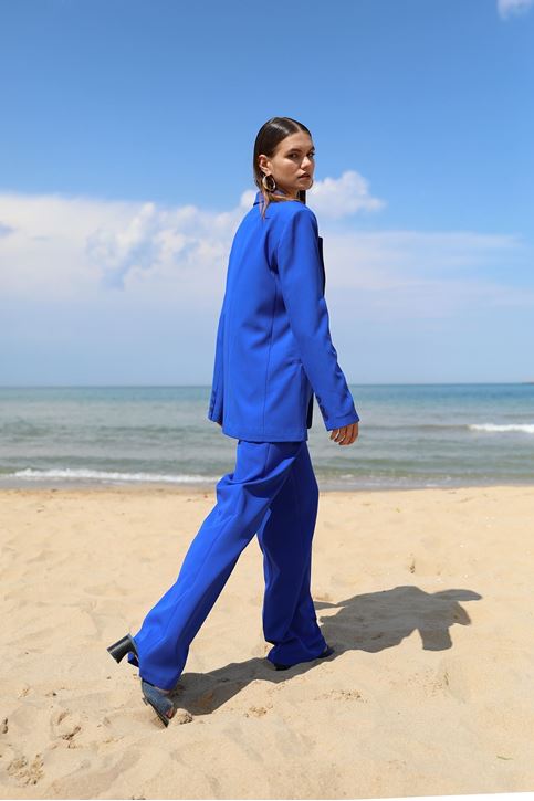 Retro Palazzo Takım-Saks