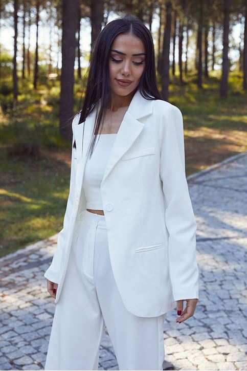 Retro Palazzo Takım-Ekru