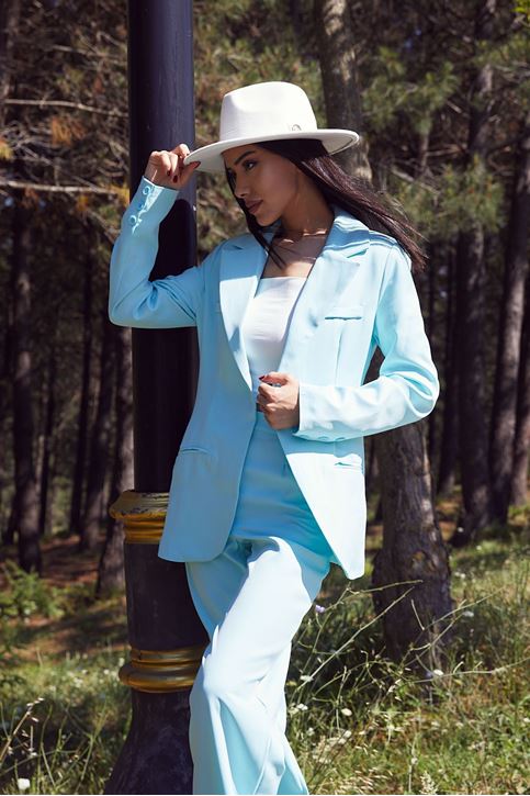 Retro Palazzo Takım-Turkuaz