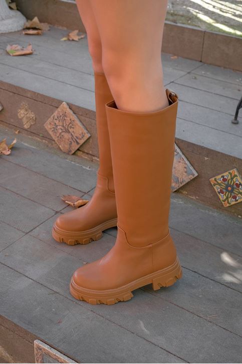 Kalın Taban Çizme-Taba