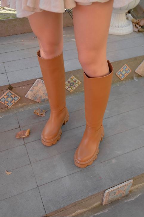 Kalın Taban Çizme-Taba