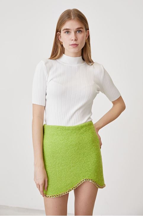 Zincir Detay Etek-Fıstık Yeşili