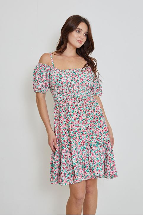 Askılı Elbise-Pembe