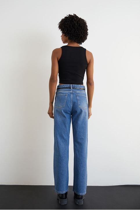 Wide Leg Jean-Mavi