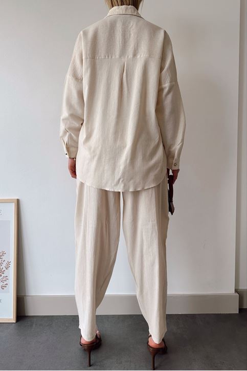 Taşlı Pantolon Takım-Taş